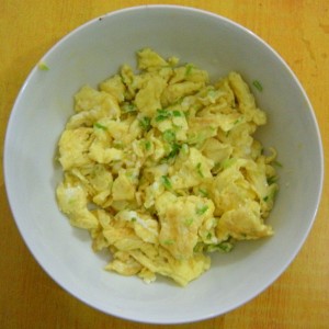 小葱炒蛋
