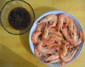 白灼对虾